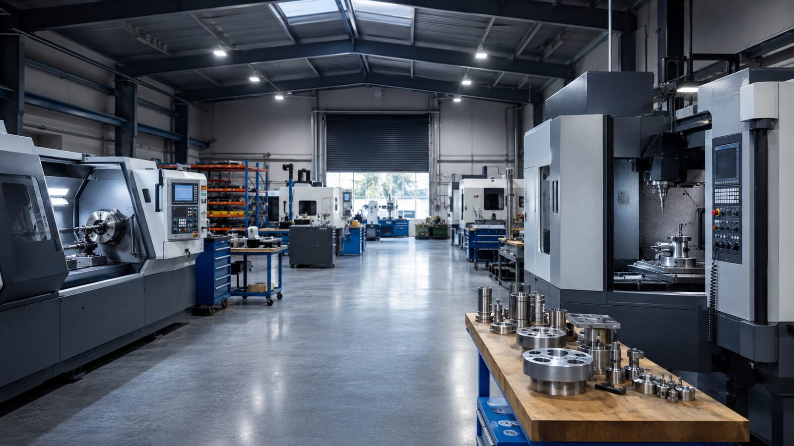 Inline Engineering CNC machining workshop floor in Perth, Western Australia